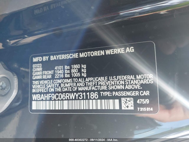 WBAHF9C06RWY31186 BMW Z4 M40I