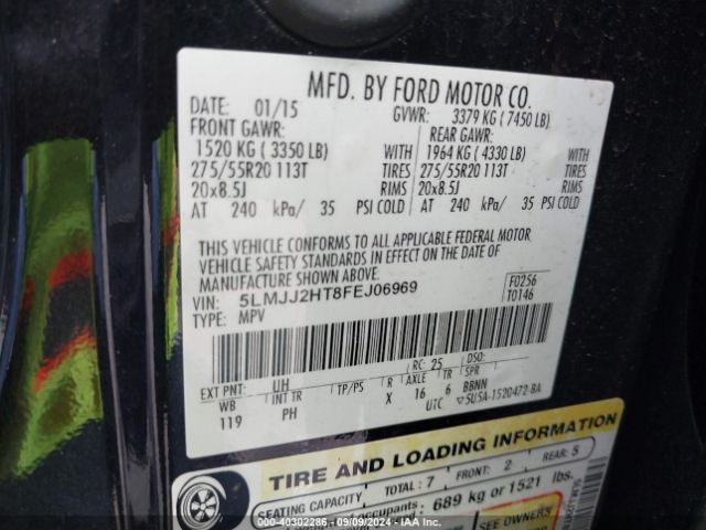 5LMJJ2HT8FEJ06969 Lincoln Navigator