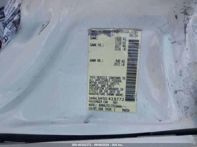 1N4AL3AP3EC419772 Nissan ALTIMA 2.5