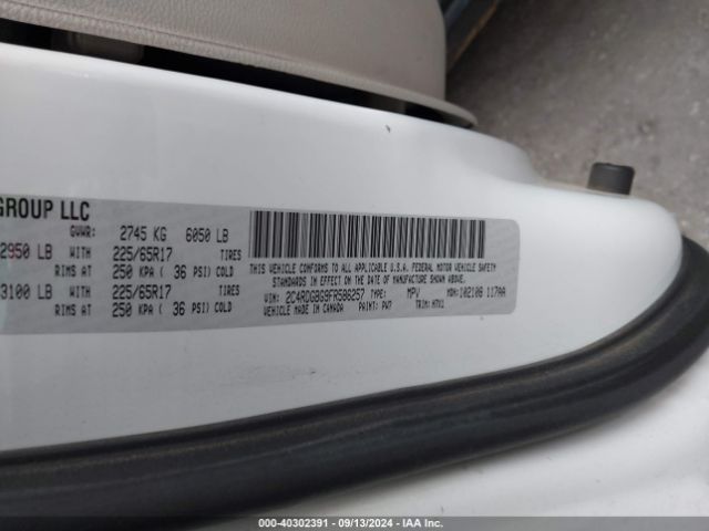 2C4RDGBG9FR586257 Dodge Grand Caravan American Value Pkg