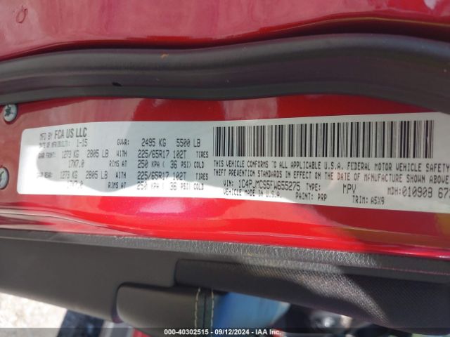 1C4PJMCS5FW655275 Jeep Cherokee Latitude