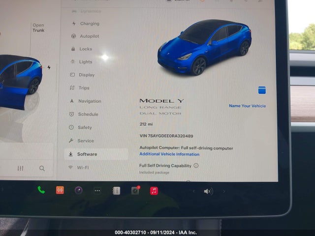2024 TESLA MODEL Y 7SAYGDEE0RA320489 Photo 6