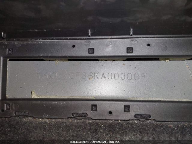 1HGCV2F36KA003009 Honda Accord Sport 2.0t
