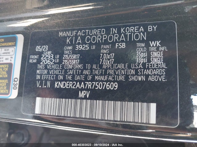 KIA SELTOS EX 2024 KNDER2AA7R7507609 Image 9