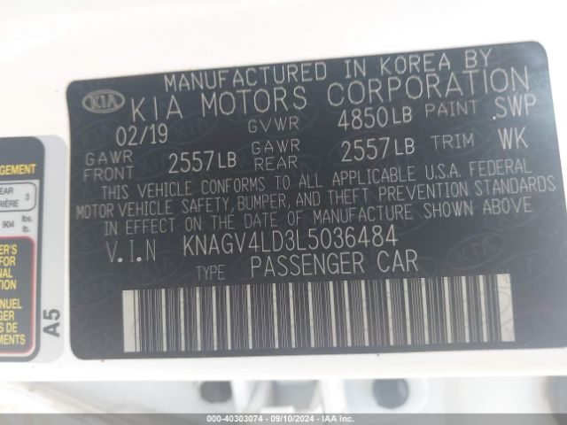 KNAGV4LD3L5036484 KIA Optima Plug-in Hybrid Ex