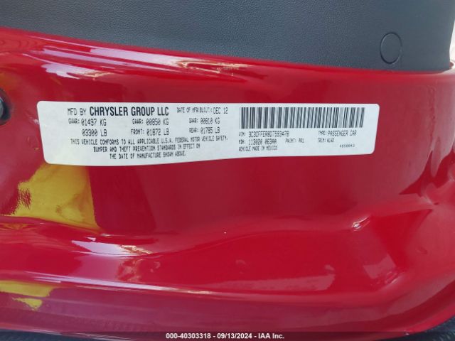 2013 FIAT 500C 3C3CFFER8DT593478 Photo 8