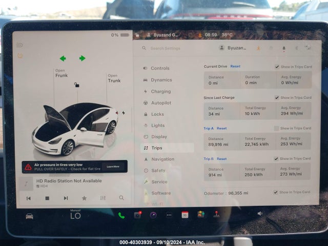 2022 TESLA MODEL 3 5YJ3E1EBXNF299634 Photo 6