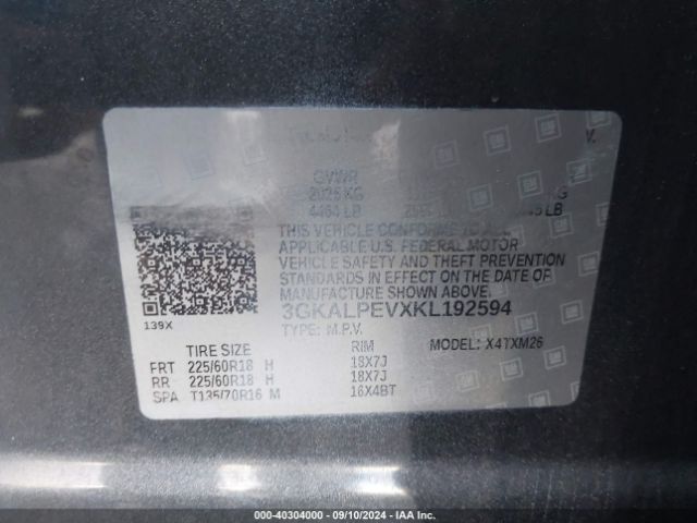 3GKALPEVXKL192594 GMC Terrain Slt