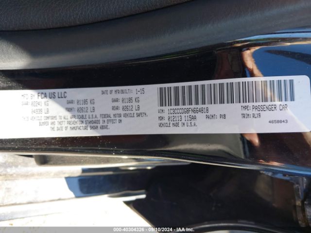 1C3CCCDG8FN664818 Chrysler 200 S