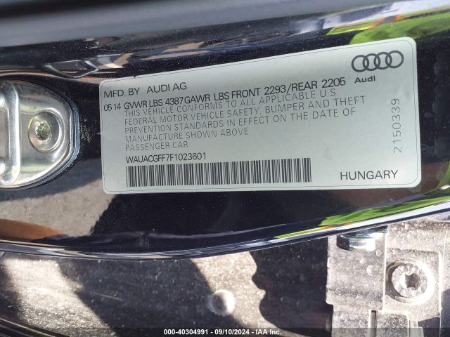 WAUACGFF7F1023601 Audi A3 1.8t Premium