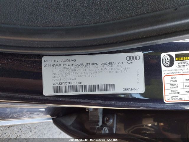 WAUDFAFC8FN015104 Audi A6 2.0t Premium