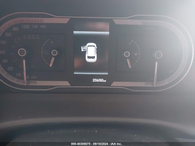 KM8JBCA17PU127527 Hyundai Tucson Hybrid Blue