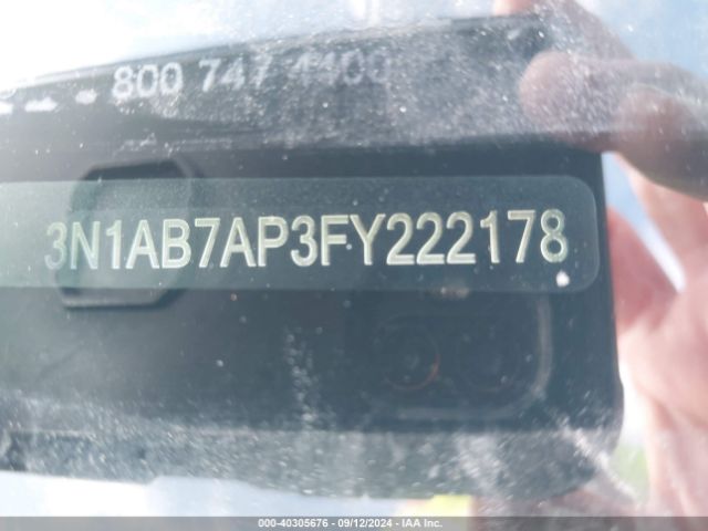 3N1AB7AP3FY222178 Nissan SENTRA SL