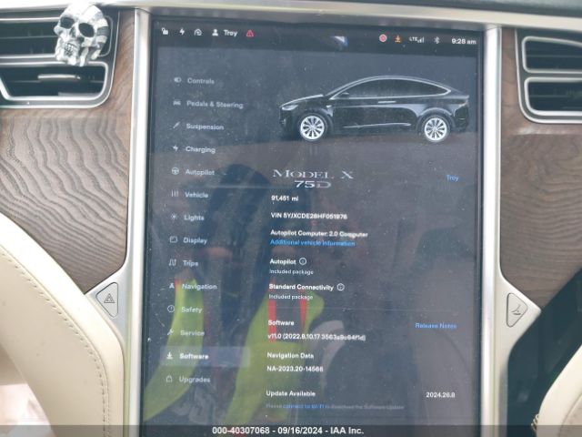 5YJXCDE28HF051976 Tesla Model X 100d/75d/90d