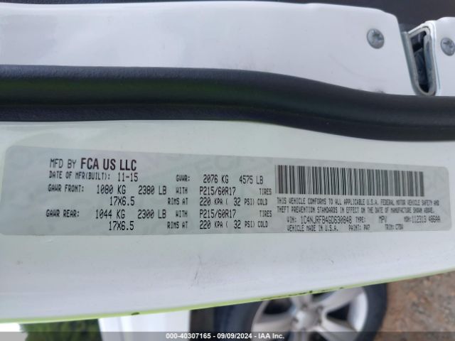 1C4NJRFB4GD630848 Jeep Patriot Latitude