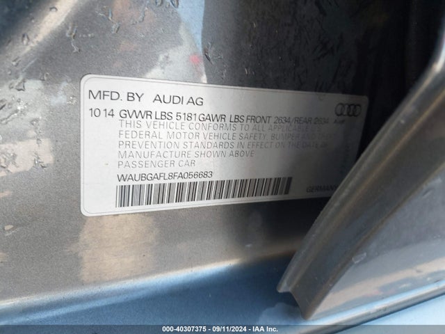 WAUBGAFL8FA056683 Audi S4 3.0t Premium Plus