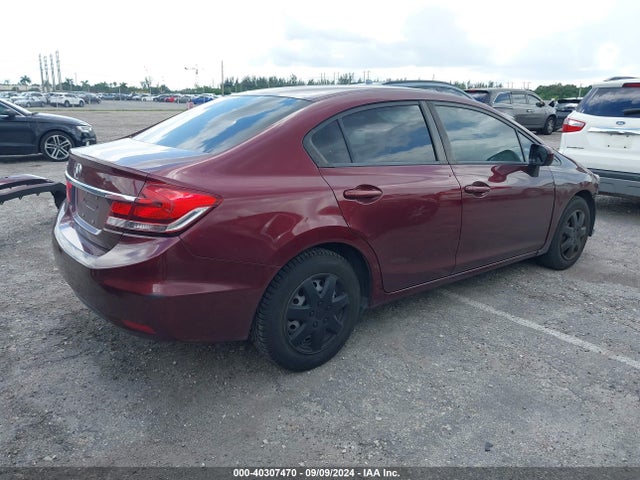 Honda Civic Lx 2014 2HGFB2F59EH523377 Image 4