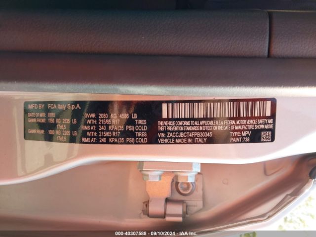 ZACCJBCT4FPB30345 Jeep Renegade Trailhawk