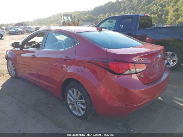 KMHDH4AE4FU392800 Hyundai ELANTRA SE