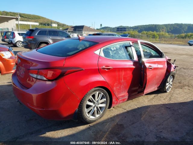 KMHDH4AE4FU392800 Hyundai ELANTRA SE