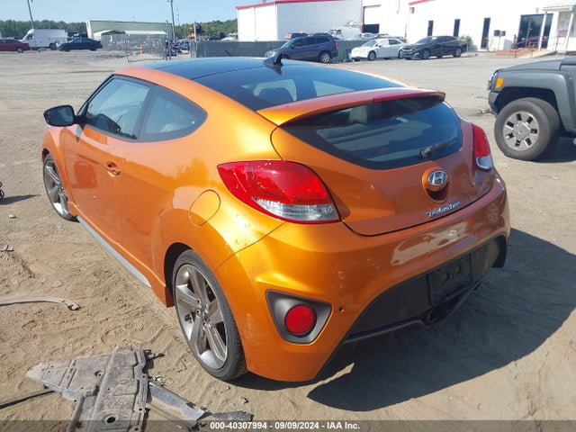 Hyundai Veloster Turbo W/black 2014 KMHTC6AE2EU209270 Image 3