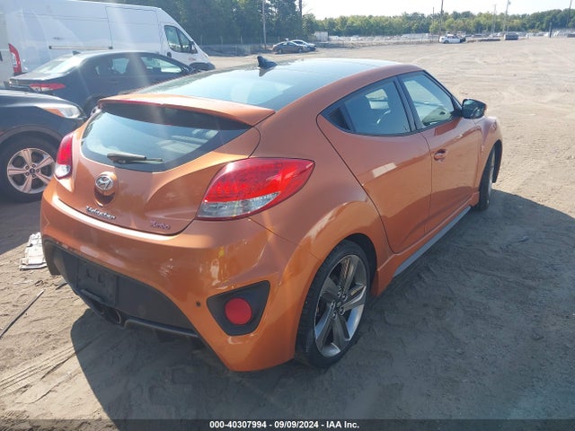 Hyundai Veloster Turbo W/black 2014 KMHTC6AE2EU209270 Image 4