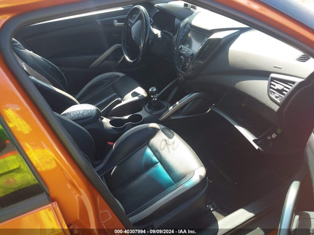 Hyundai Veloster Turbo W/black 2014 KMHTC6AE2EU209270 Image 5