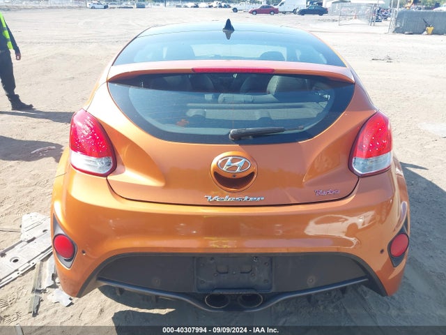 Hyundai Veloster Turbo W/black 2014 KMHTC6AE2EU209270 Image 6