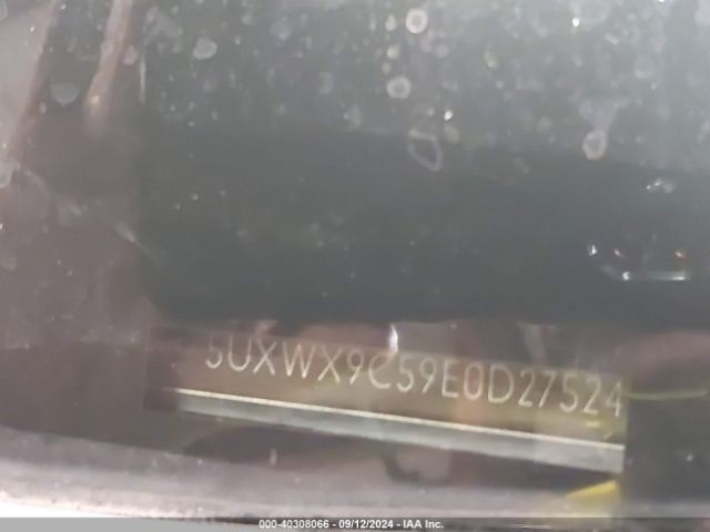 5UXWX9C59E0D27524 BMW X3 Xdrive28i