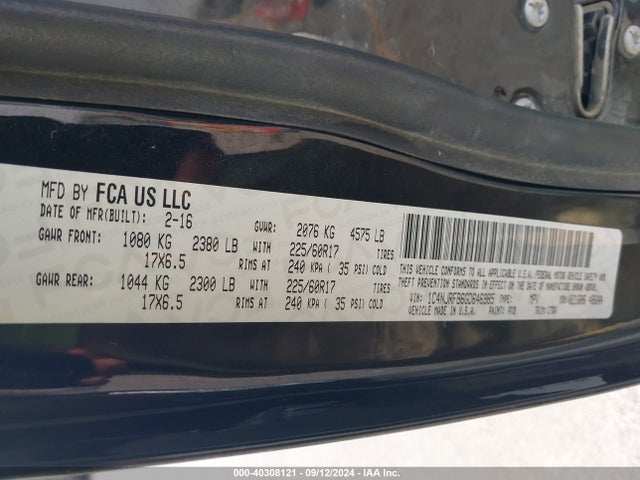 1C4NJRFB6GD646985 Jeep Patriot Latitude