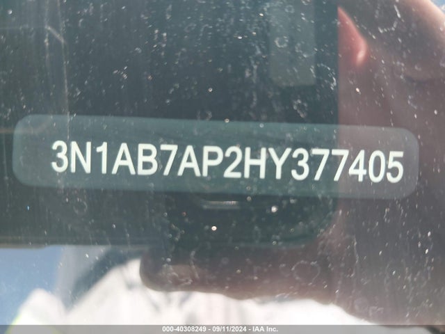 Nissan SENTRA SV 2017 3N1AB7AP2HY377405 Image 9
