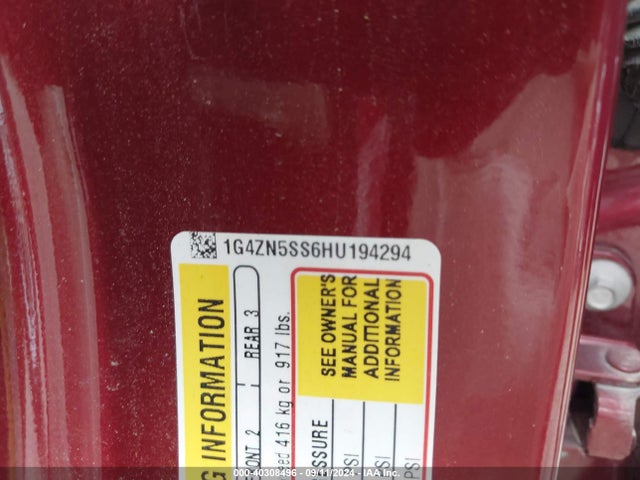 1G4ZN5SS6HU194294 Buick Lacrosse Preferred