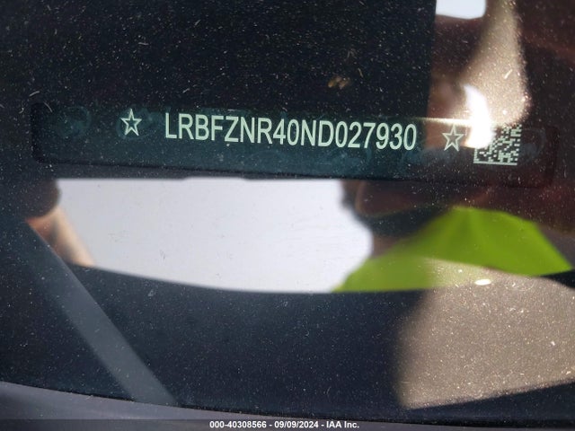 LRBFZNR40ND027930 Buick Envision Fwd Essence