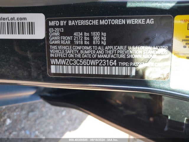 2013 MINI COUNTRYMAN WMWZC3C56DWP23164 Photo 8