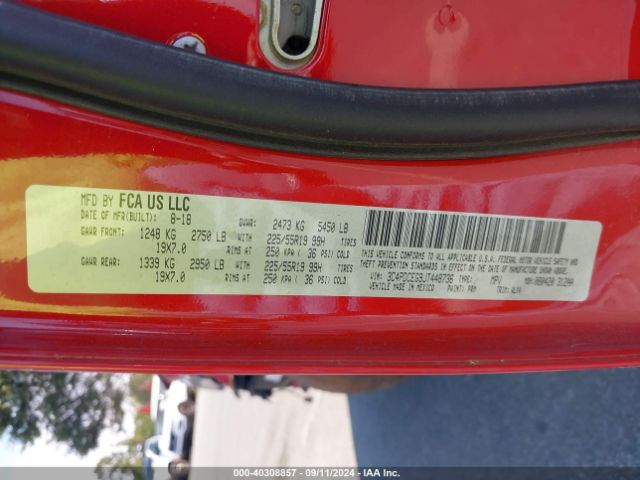 3C4PDCEG9JT448736 Dodge JOURNEY GT