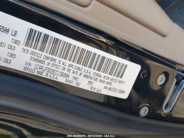 1C4RJFBG9EC136084 Jeep Grand Cherokee Limited