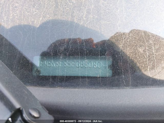 1FM5K8F85FGB60804 Ford Explorer Limited