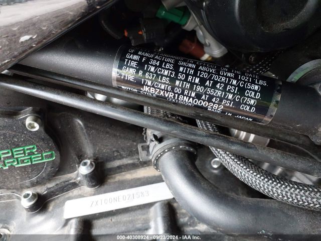 2022 KAWASAKI ZX1002 JKBZXVR18NA000282 Photo 9