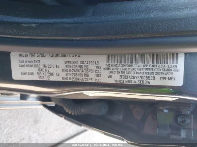 ZFBCFACH7EZ005530 Fiat 500l Lounge
