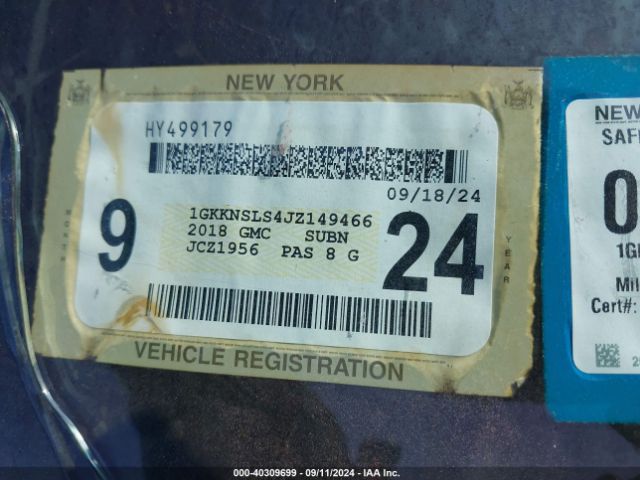 1GKKNSLS4JZ149466 GMC Acadia Sle-2