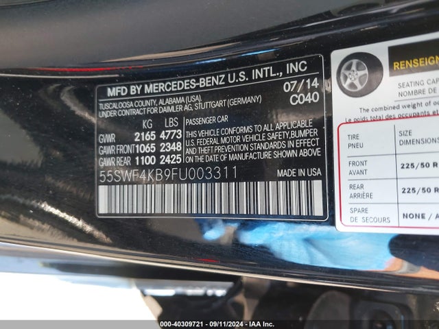 55SWF4KB9FU003311 Mercedes-Benz C 300 4matic/luxury 4matic/sport 4matic