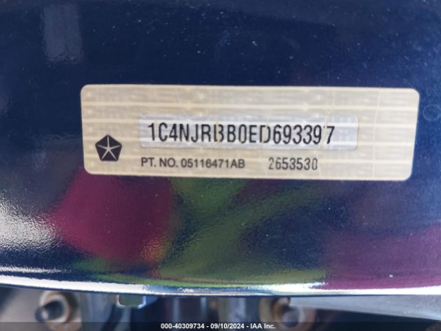 1C4NJRBB0ED693397 Jeep Patriot Sport