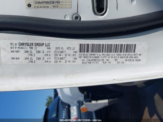 1C4NJRFB6ED501765 Jeep Patriot Latitude