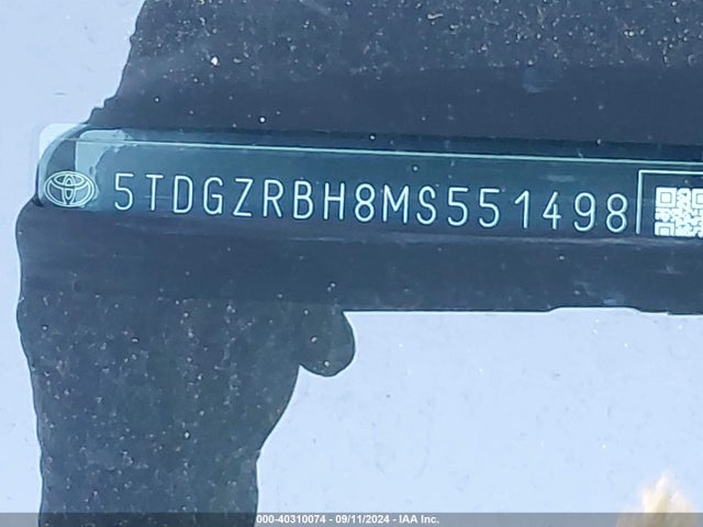 Toyota Highlander Xle 2021 5TDGZRBH8MS551498 Image 9