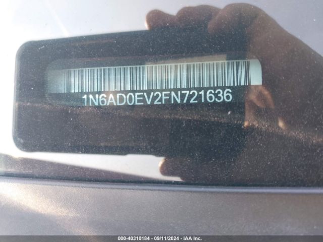 1N6AD0EV2FN721636 Nissan Frontier Sv