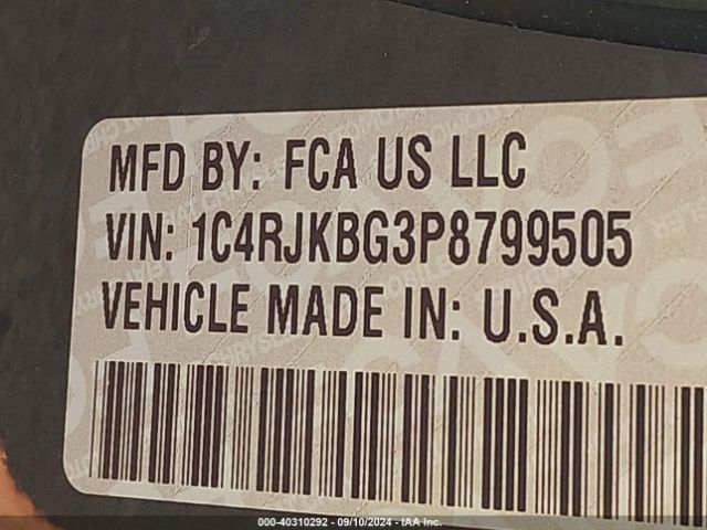 1C4RJKBG3P8799505 Jeep Grand Cherokee L Limited 4x4