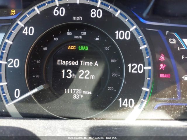JHMCR6F54HC012072 Honda Accord Hybrid Ex-l