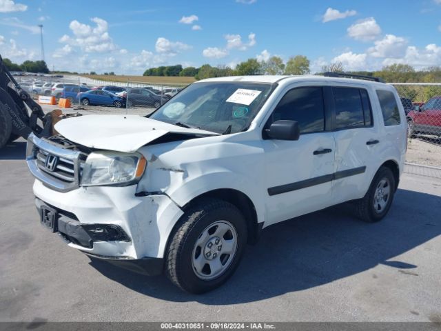 5FNYF4H24EB022185 Honda PILOT LX