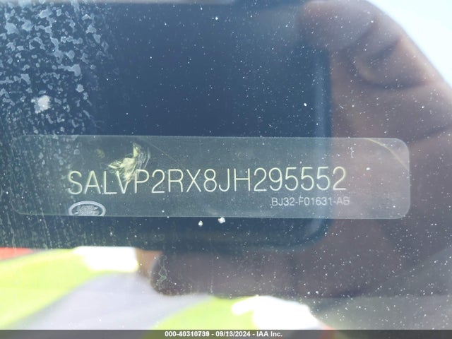 SALVP2RX8JH295552 Land Rover aj20p