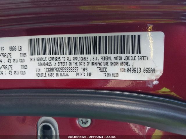1C6RR7GG9ES339237 RAM 1500 Outdoorsman